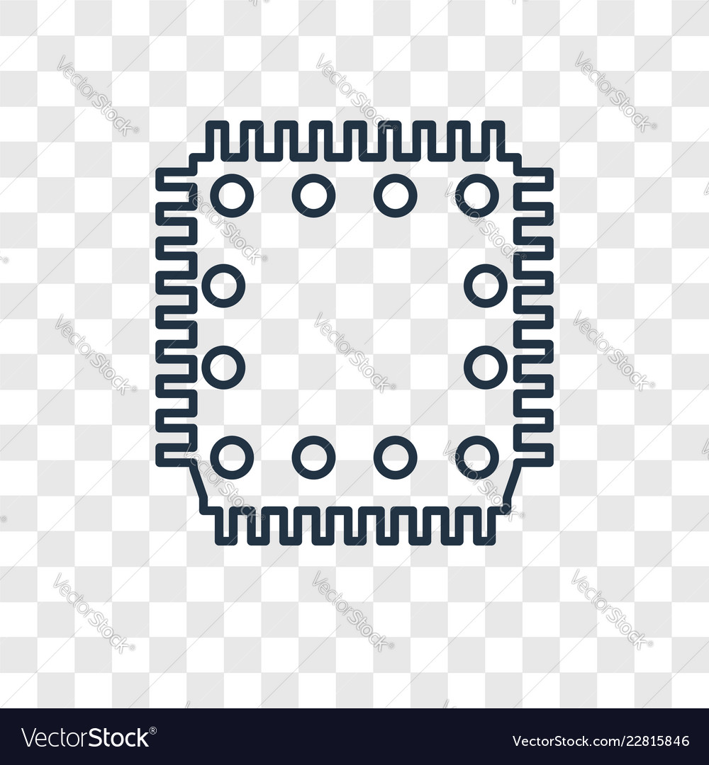 Patch concept linear icon isolated on transparent vector image Patch concept linear icon isolated on transparent