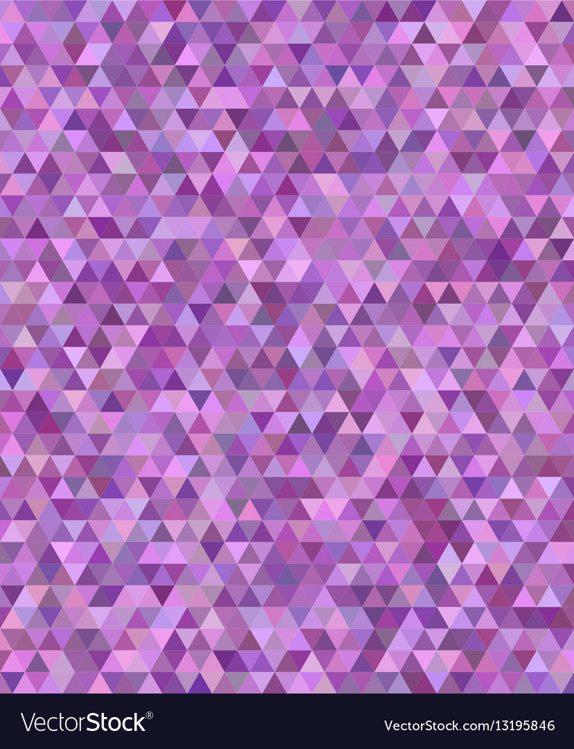 Purple regular triangle mosaic background design