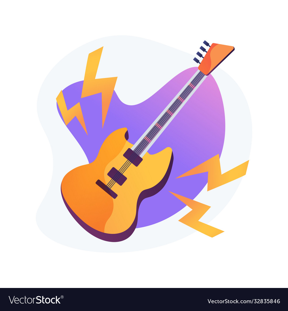 Rock music abstract concept Royalty Free Vector Image