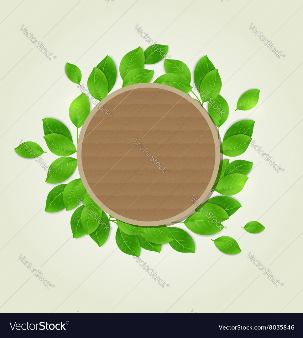 Round cardboard label
