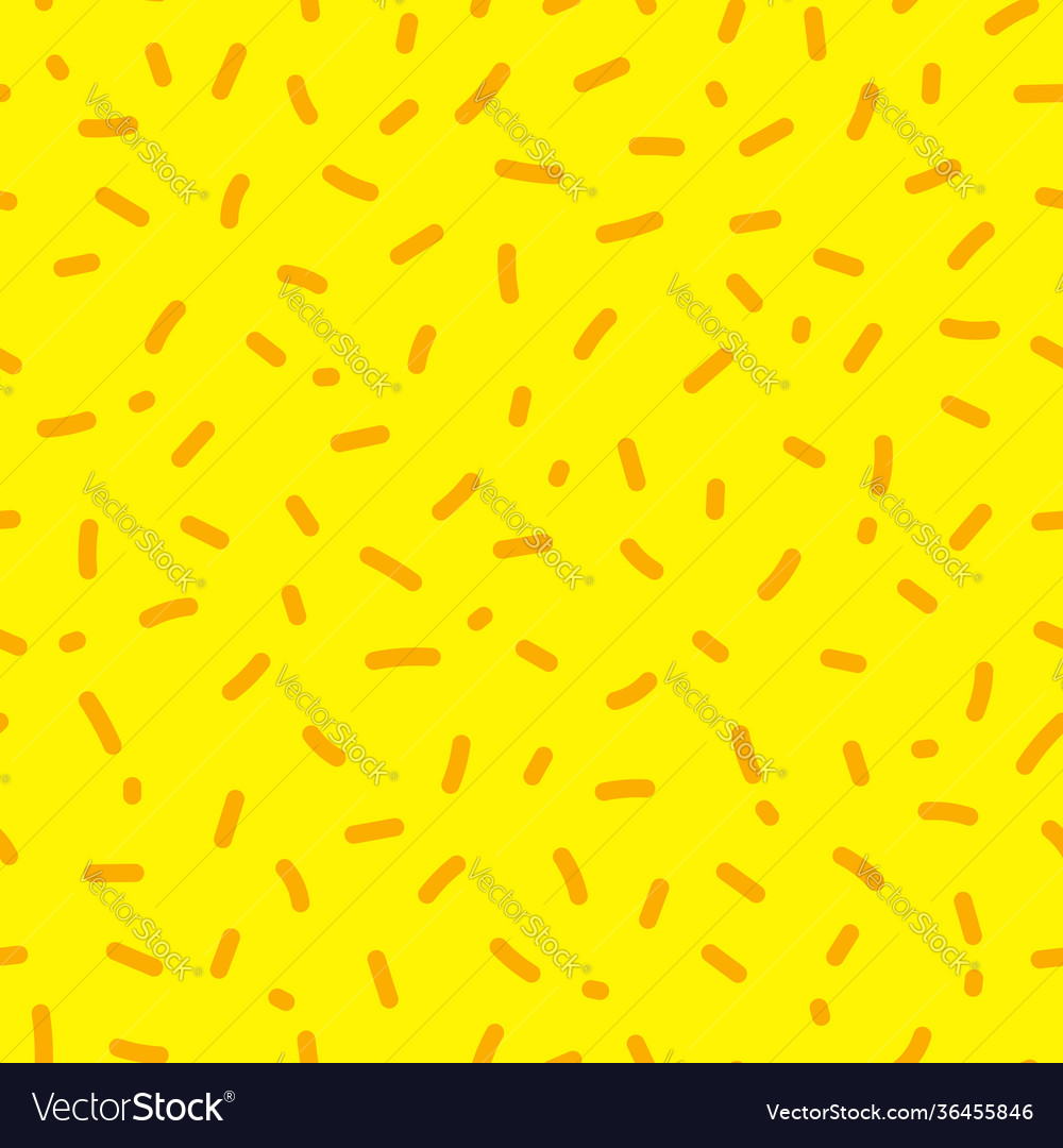 Seamless pattern with trending yellow background vector image Seamless pattern with trending yellow background