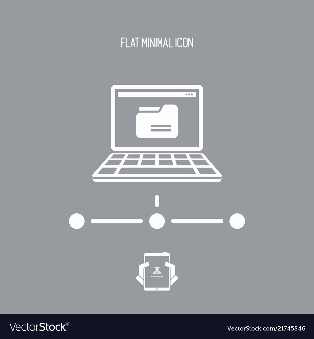 Shared folder - flat minimal icon