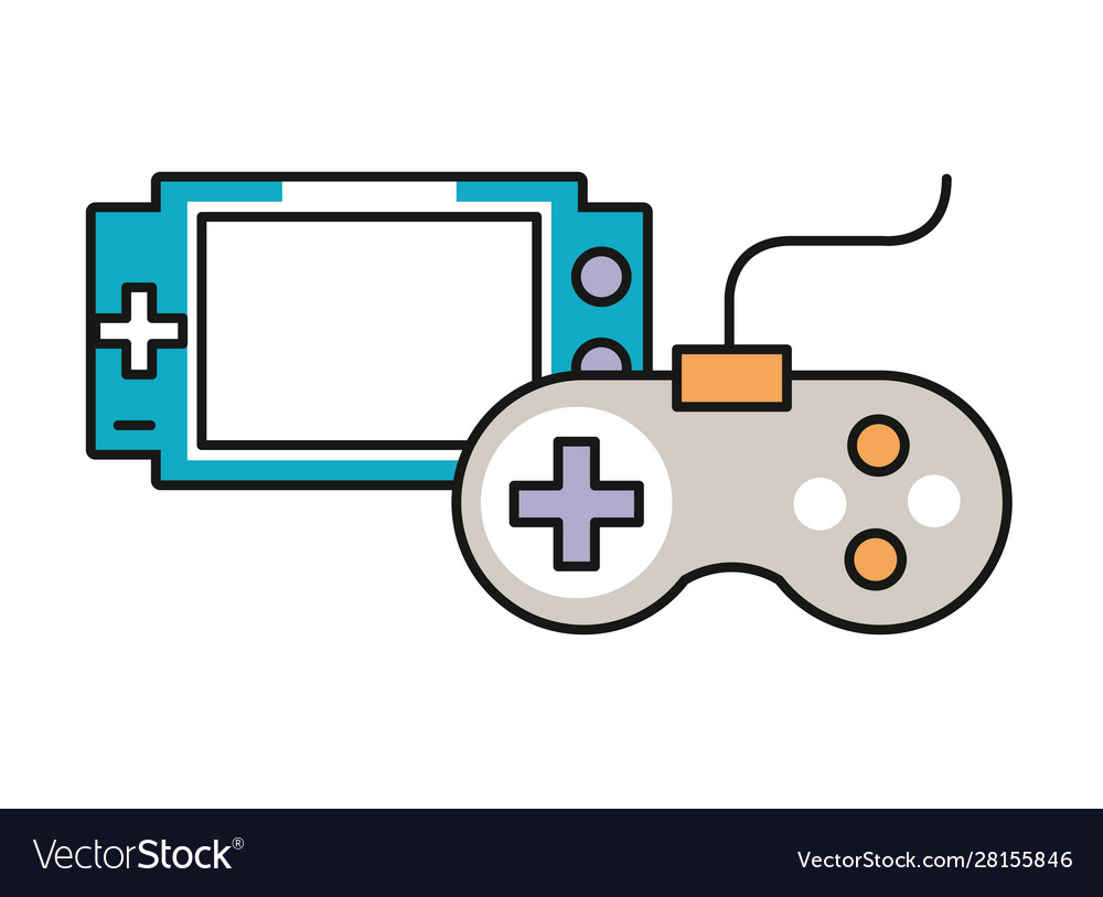 Video game control with display handle icon