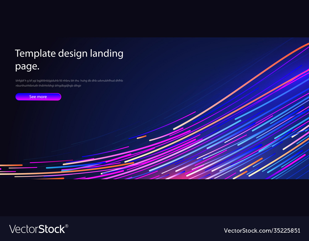Abstract background design wavy lines vector image Abstract background design wavy lines