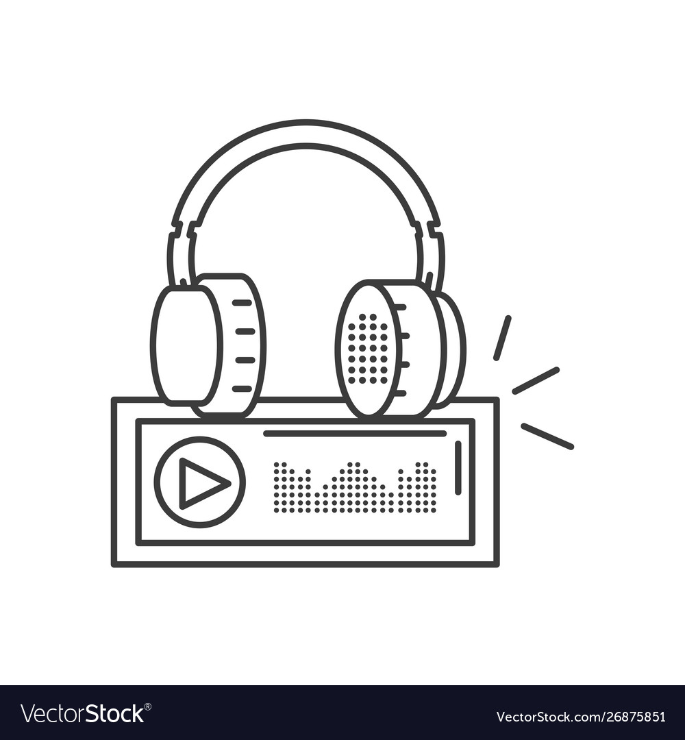 Audio player display with sound graphic