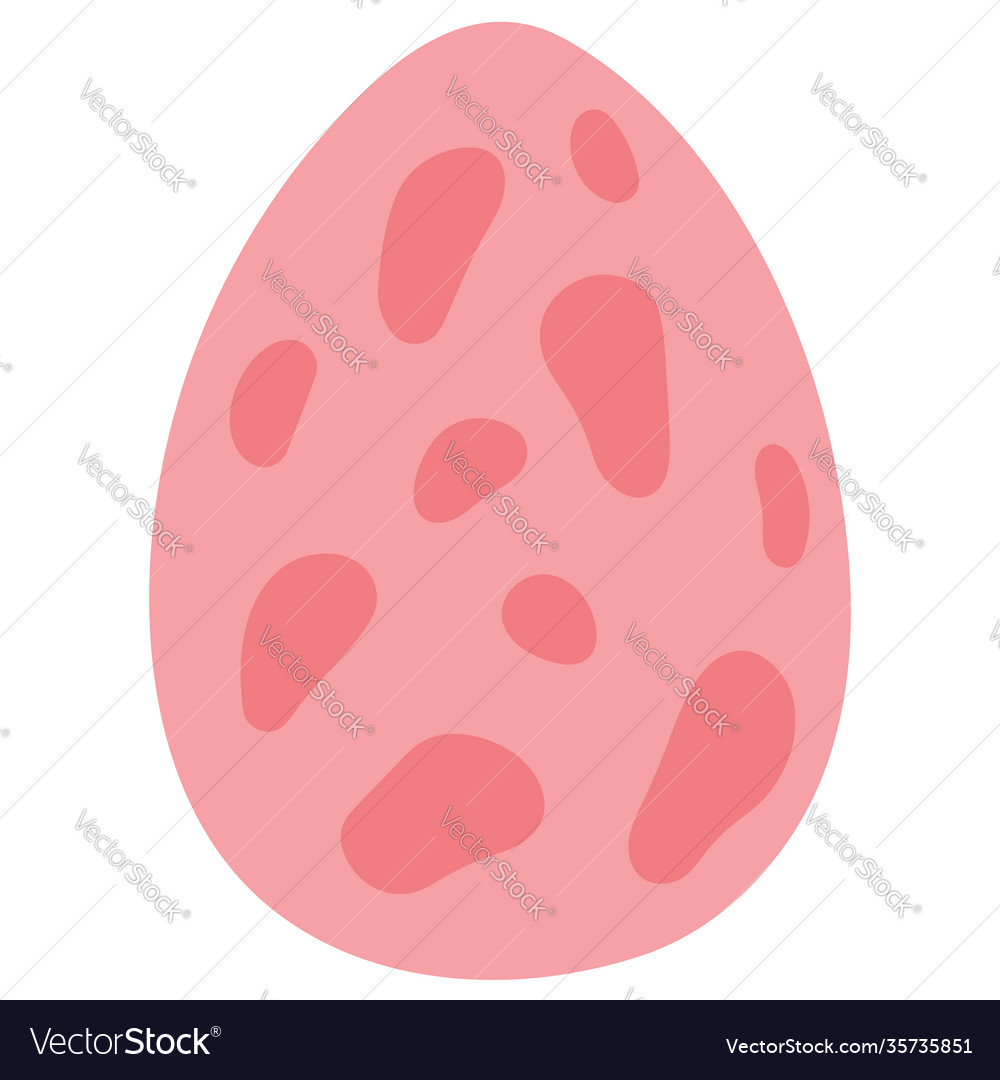 Cartoon Pink Dinosaur Egg Chicken Quail Royalty Free Vector