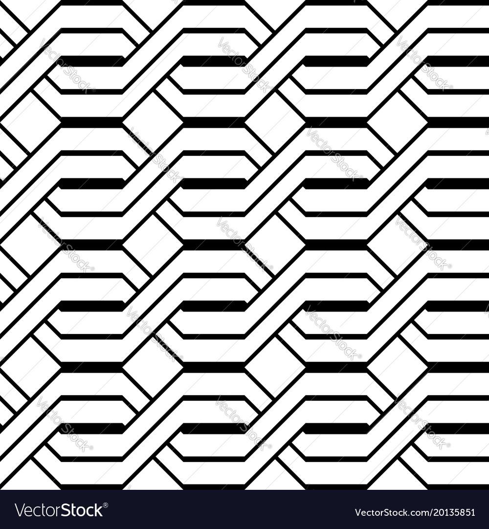 Design seamless monochrome zigzag pattern