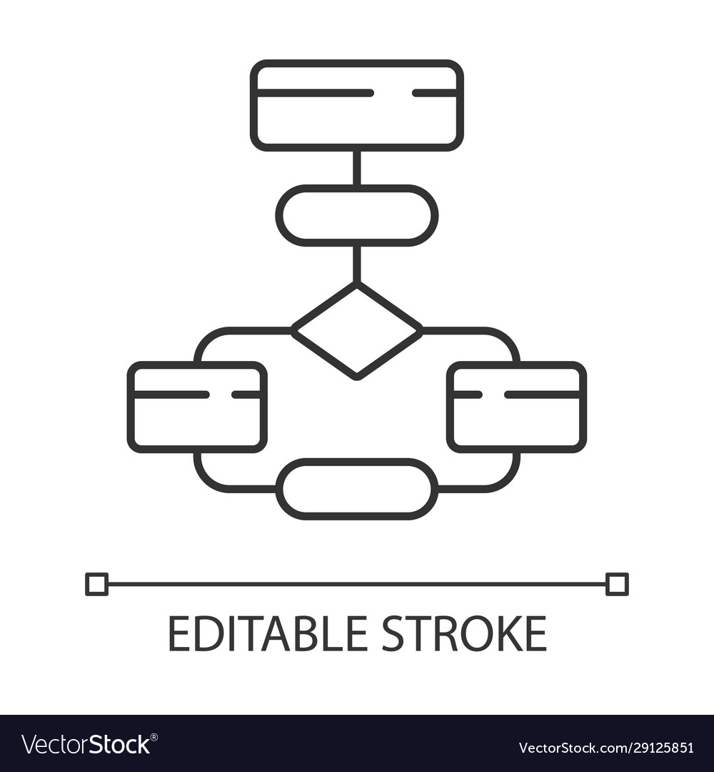 Flowchart Process Diagram Icon