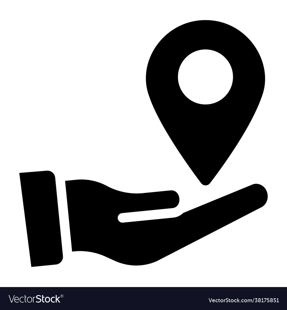 Hand holding location