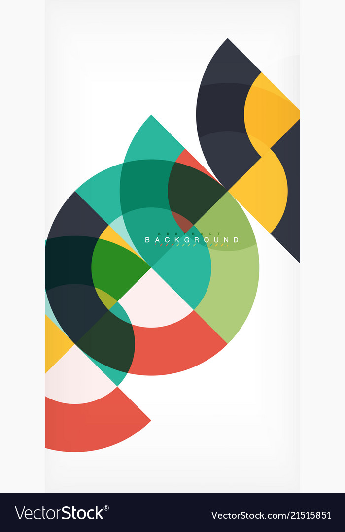Minimal circle abstract background design Vector Image Minimal circle abstract background design