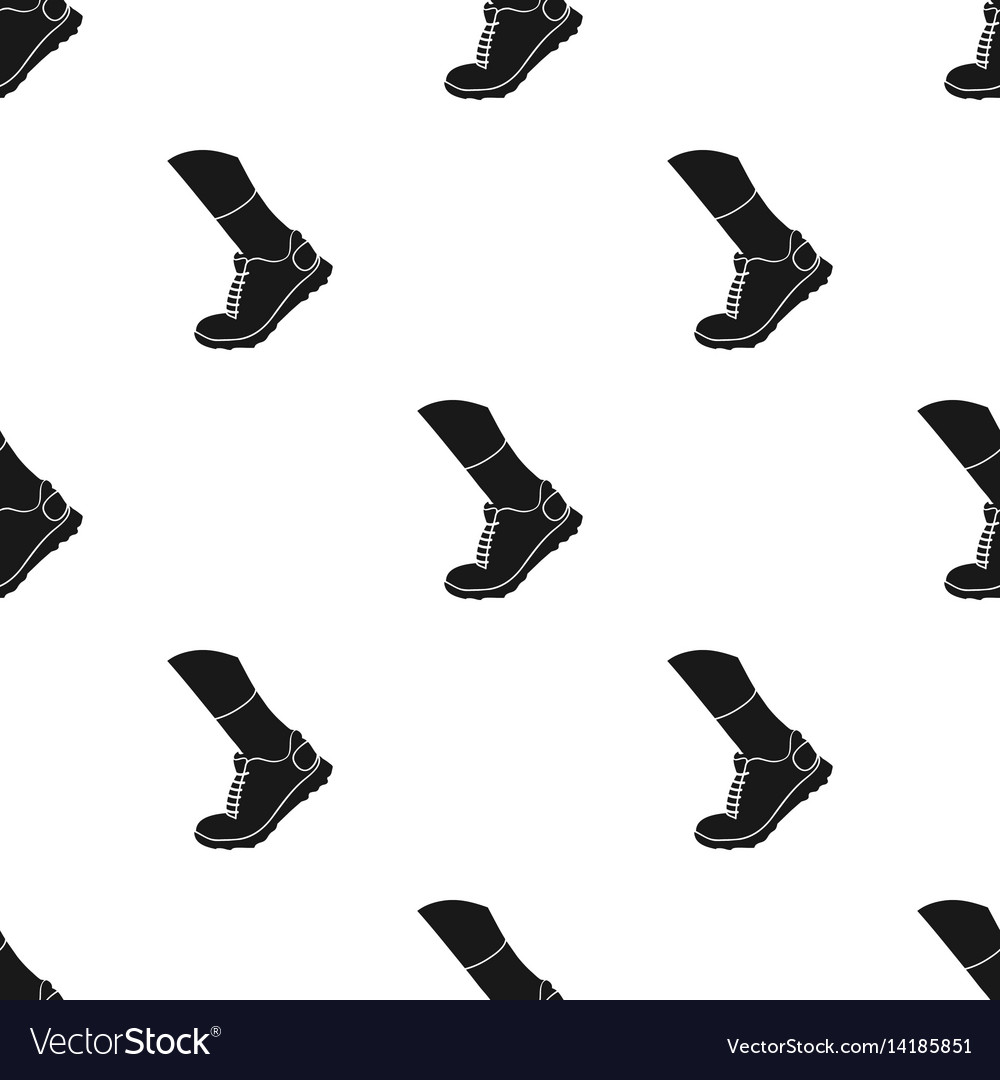 Sneakers icon in black style isolated on white