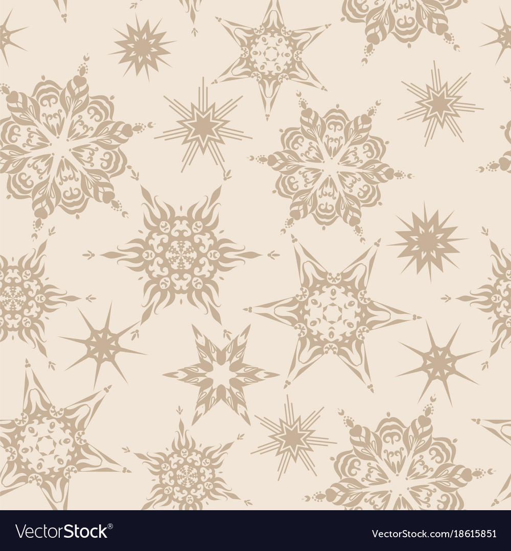 Winter Snowflake Pattern