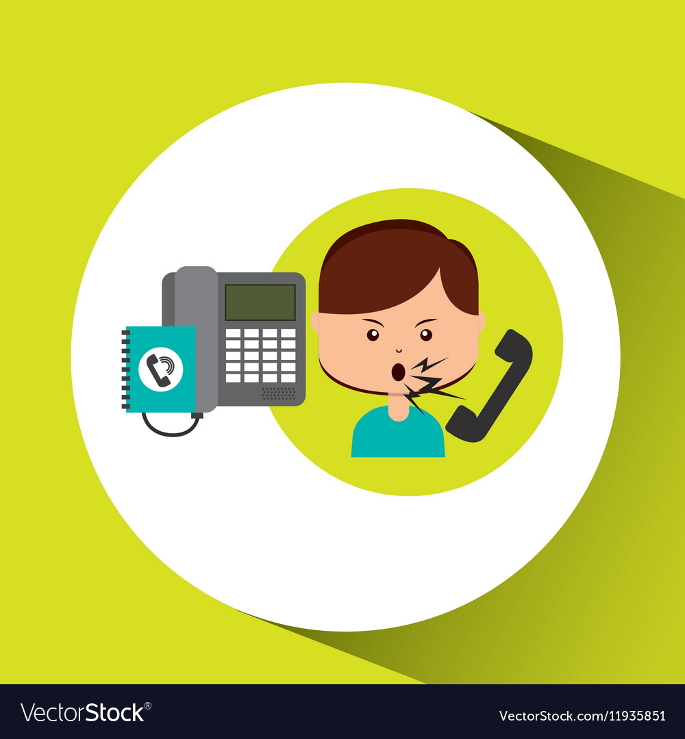 Woman customer complaints call center