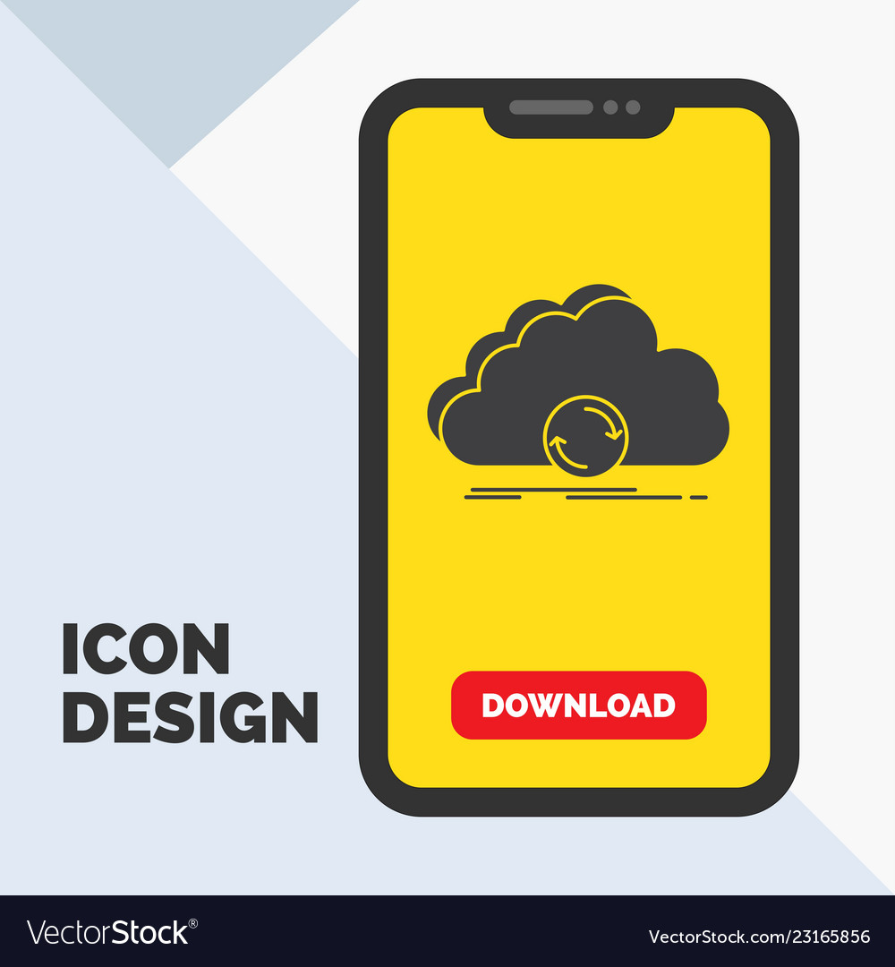Cloud Sync Data Synchronization Icon