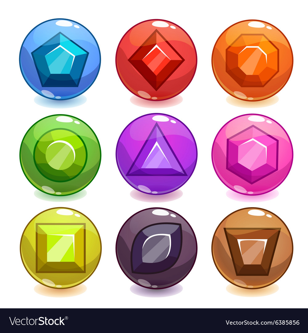 Gemstone Bubbles - UI Elements