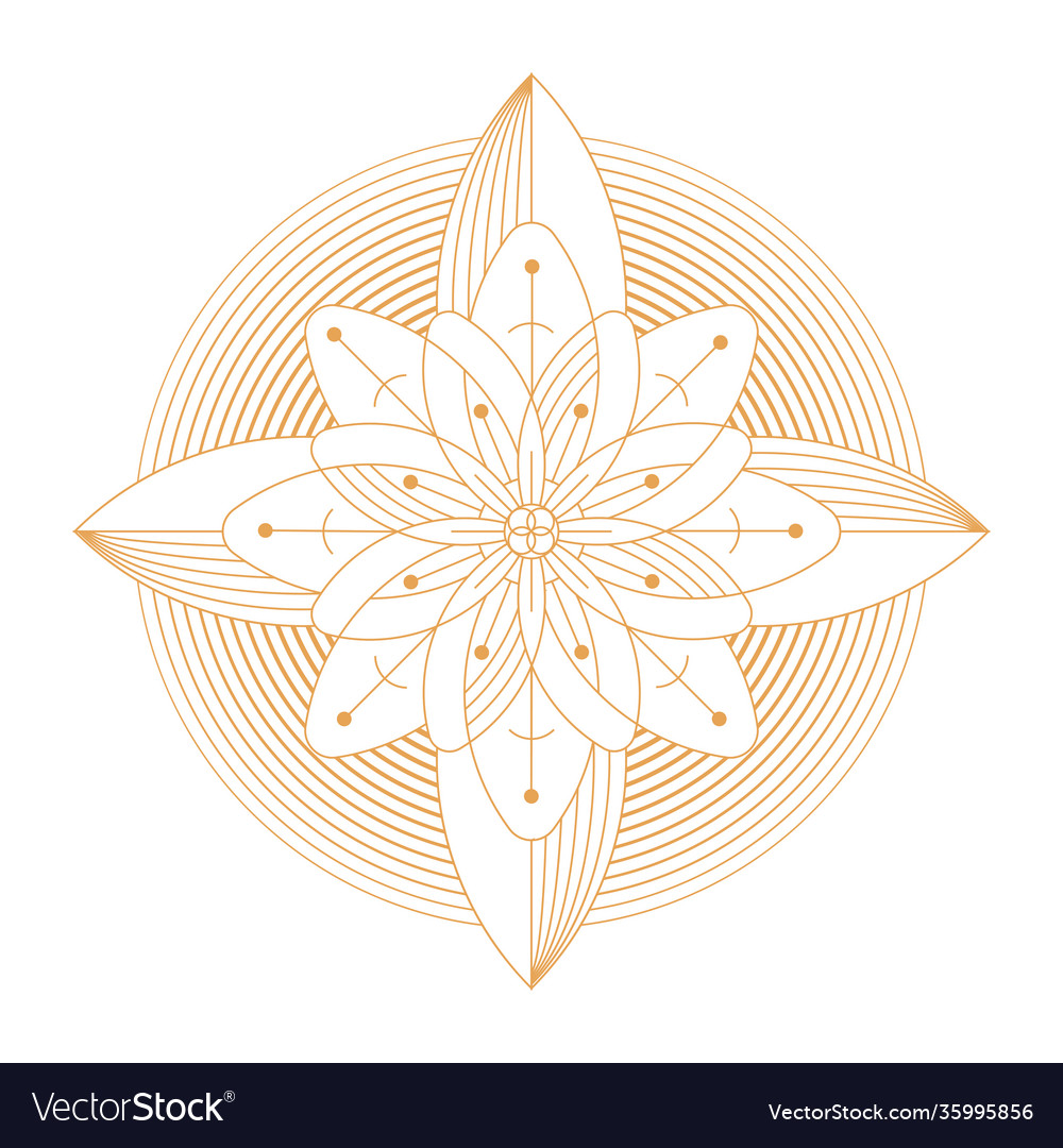 Geometric minimalistic artwork poster with shape vector image Geometric minimalistic artwork poster with shape