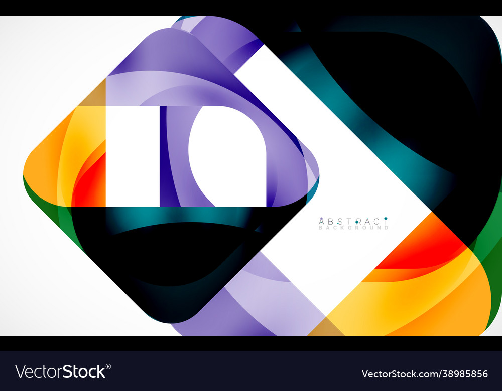 Minimal background abstract square shape vector image Minimal background abstract square shape