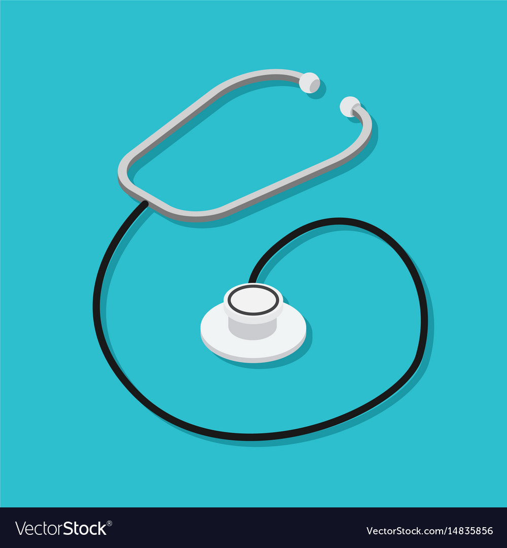 Phonendoscope or stethoscope medical instrument Vector Image