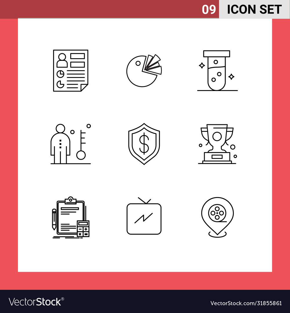 9 universal outlines set for web and mobile
