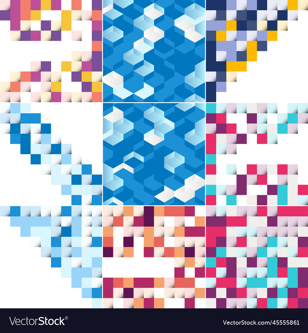 Background with an of abstract squares suitable