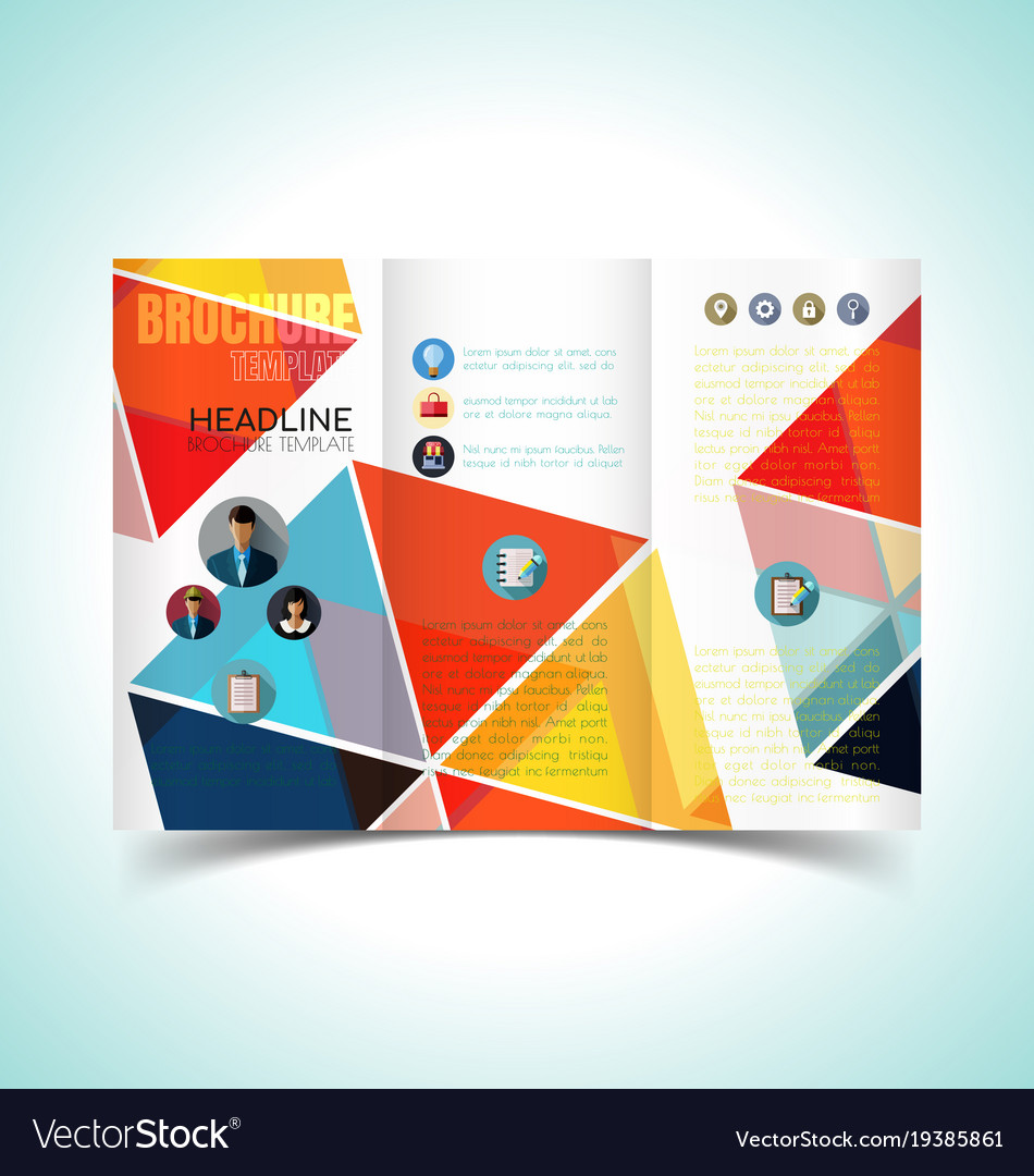 Brochure design template3