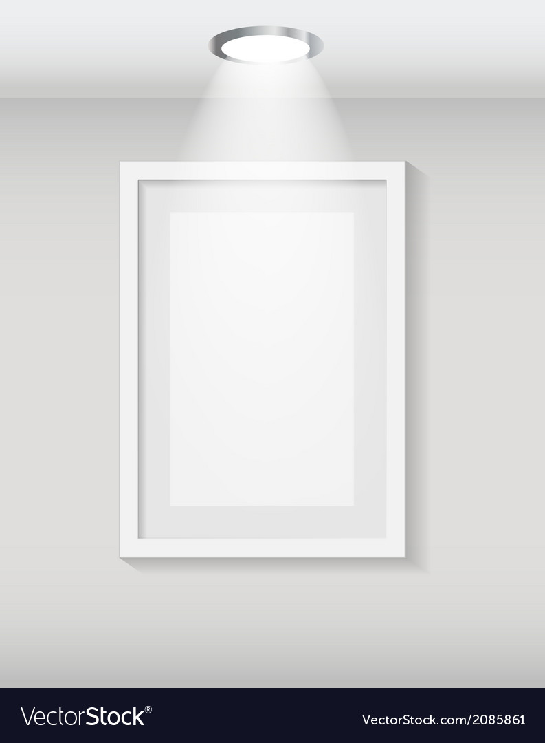 Frame on wall for your text and images