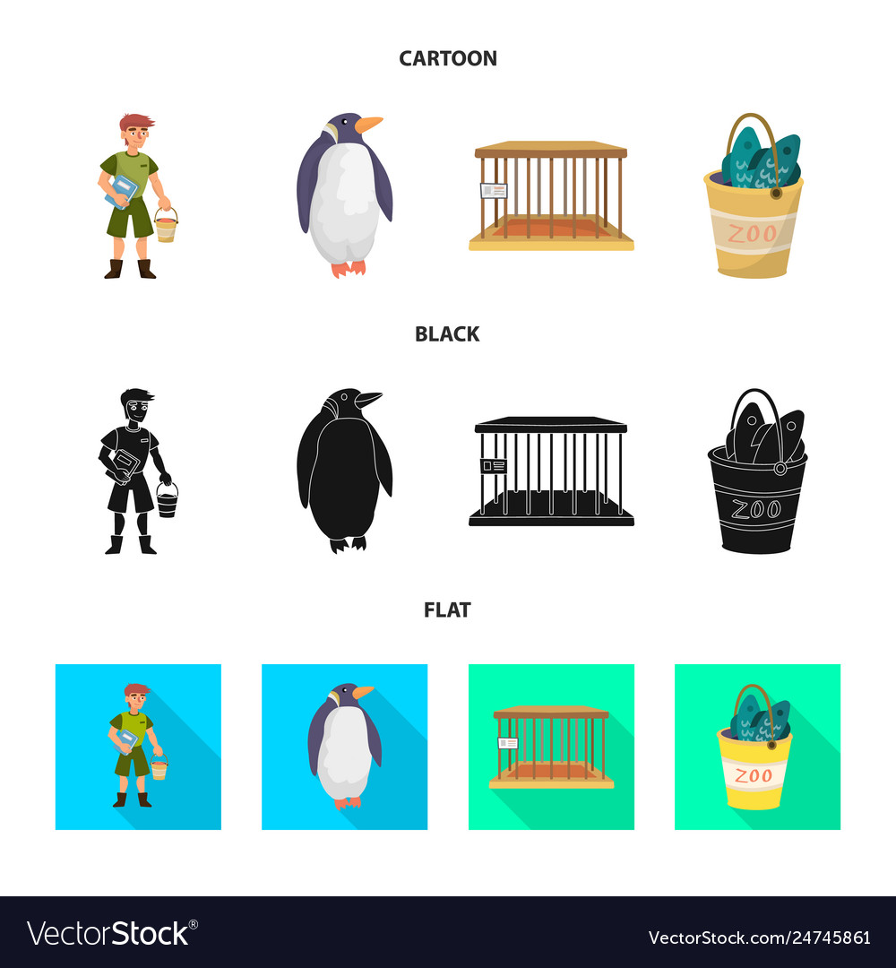 Isolated object nature and fun icon collection vector image Isolated object nature and fun icon collection