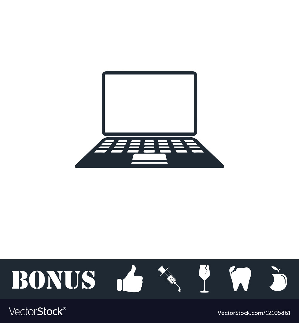 Notebook icon flat