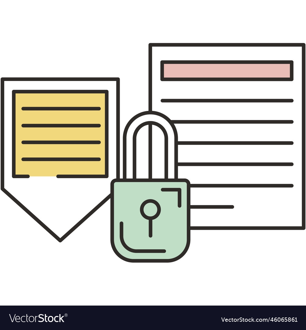 Safety icon internet guard data secure