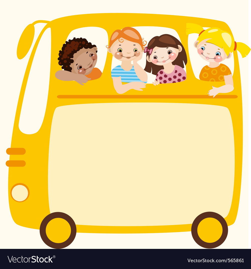 School bus Royalty Free Vector Image - VectorStock