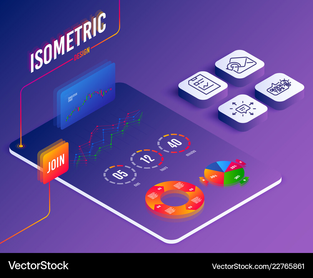 Send mail education idea and report document Vector Image