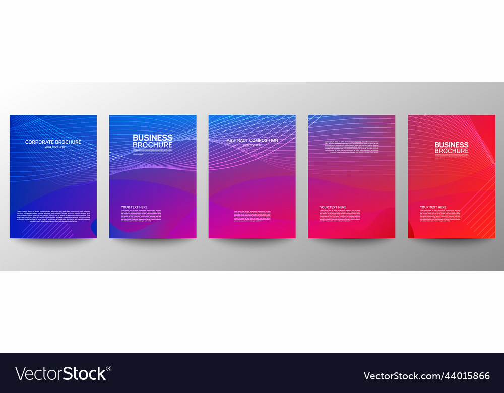 Cover geometric minimal set abstract line pattern vector image Cover geometric minimal set abstract line pattern