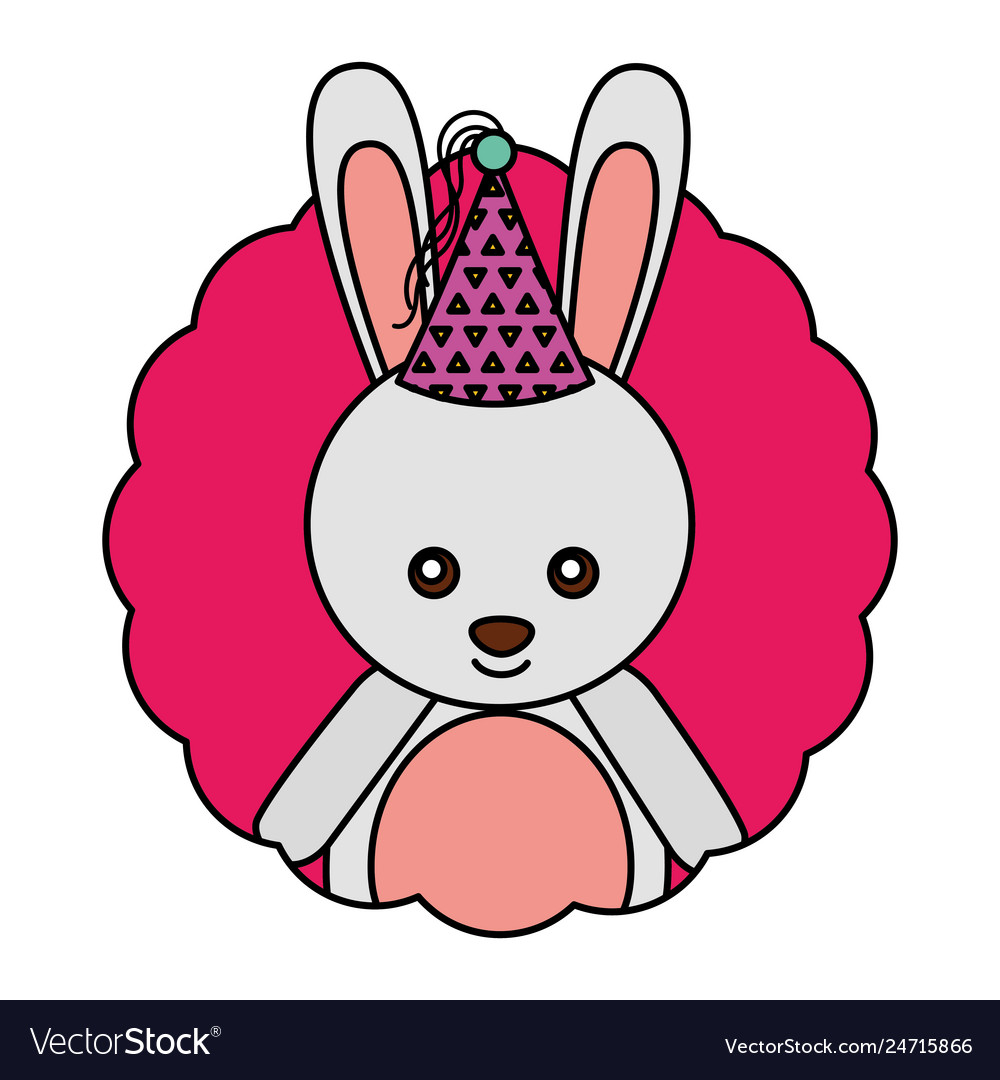 Cute rabbit kawaii party hat