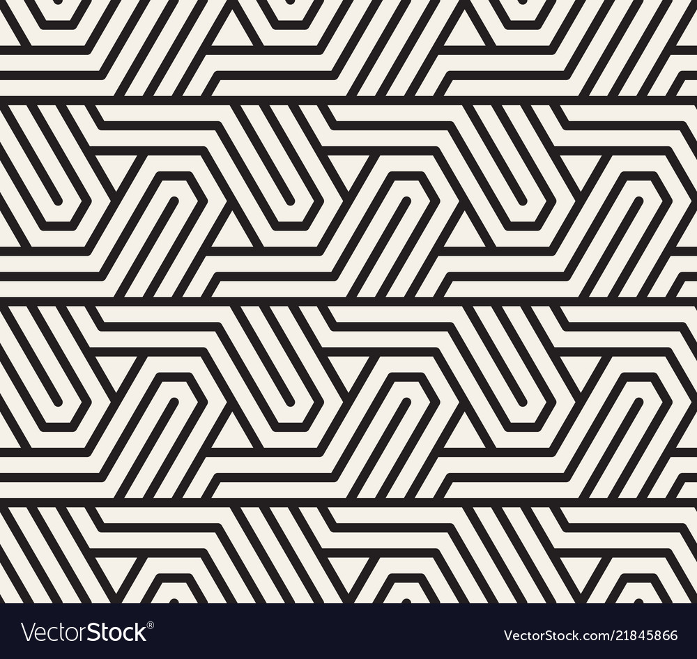 Geometric Abstract Lines Pattern