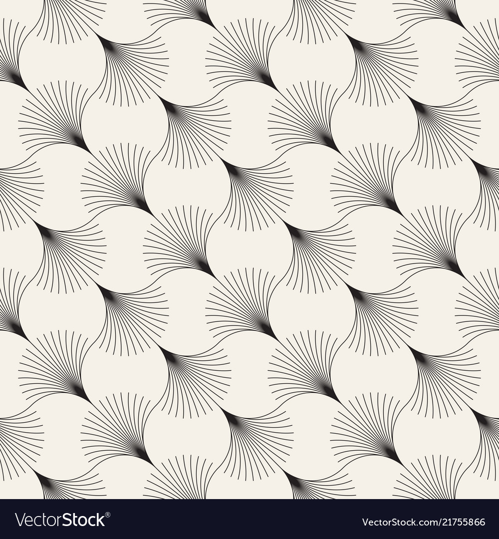 Overlapping Arc Pattern - Art Deco