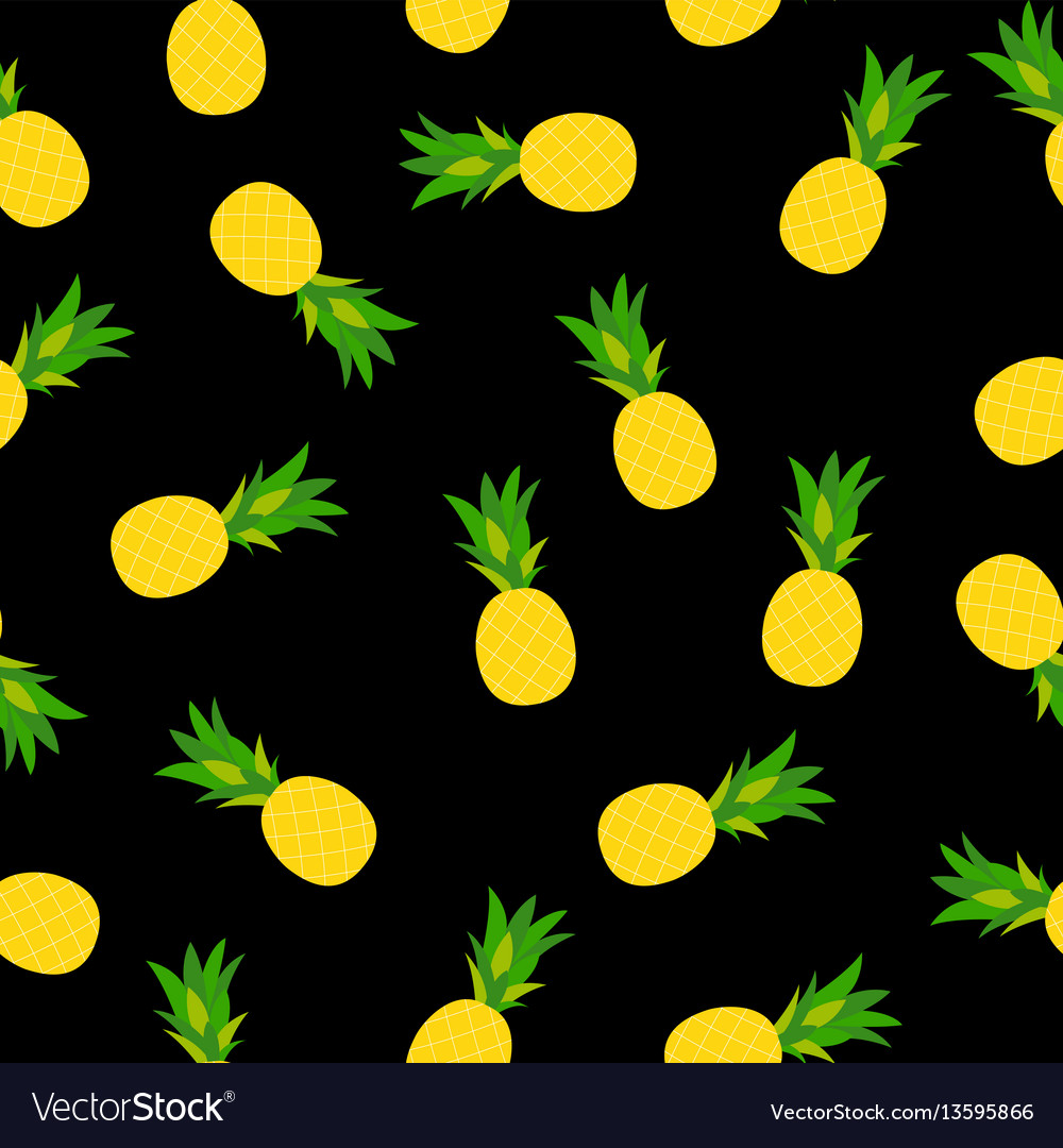 Pineapple Pattern Background
