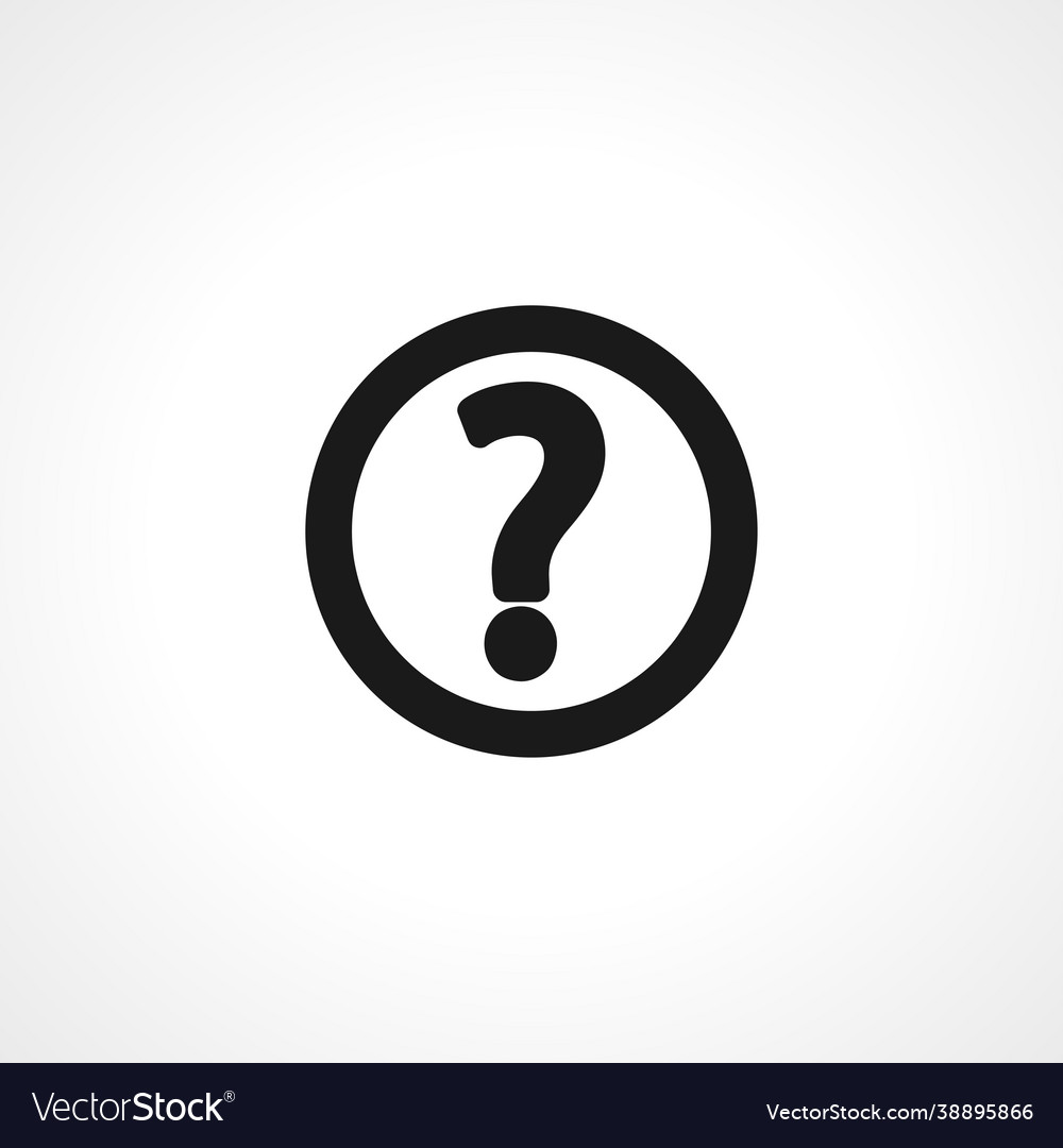 Question mark icon help simple isolated web