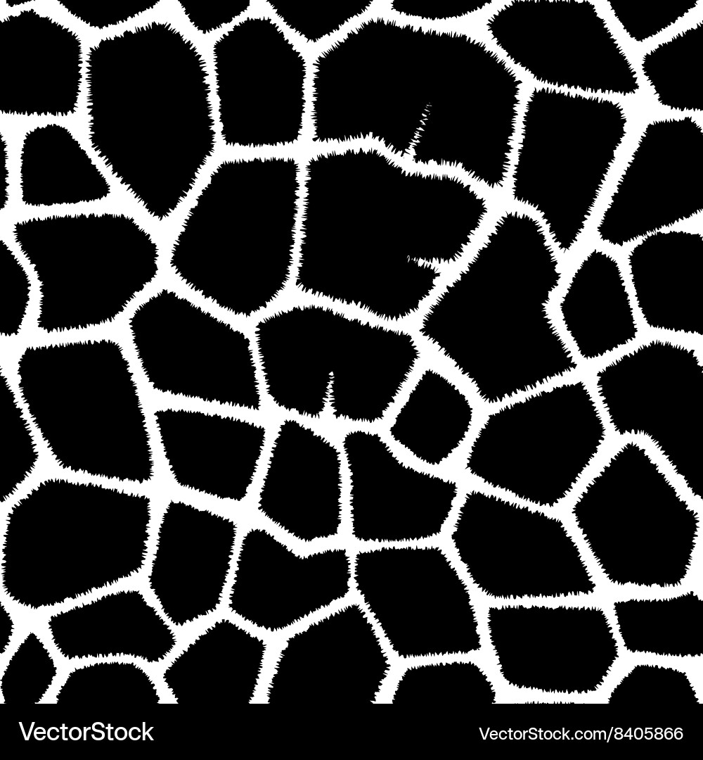 Seamless giraffe pattern Royalty Free Vector Image