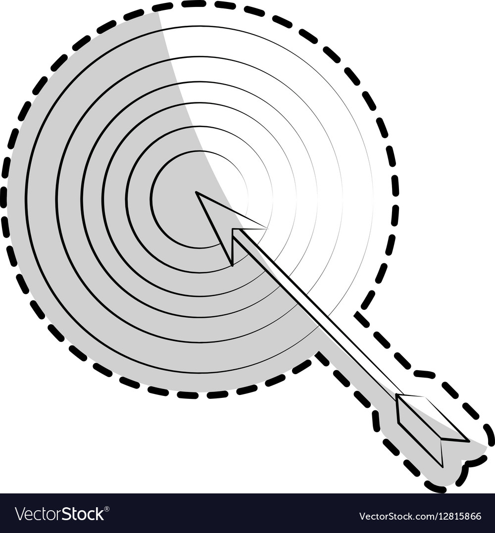 Target with arrow