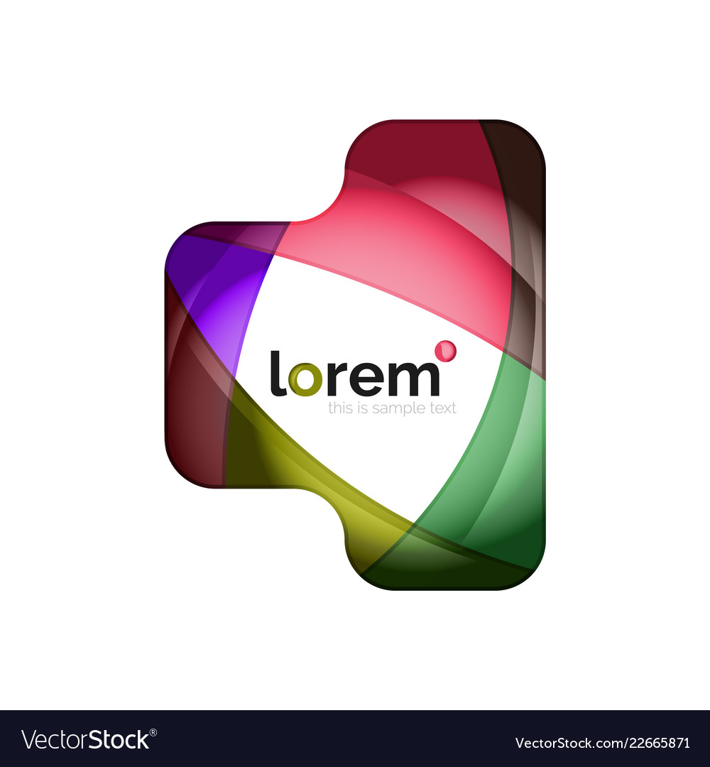 Abstract geometric business icon