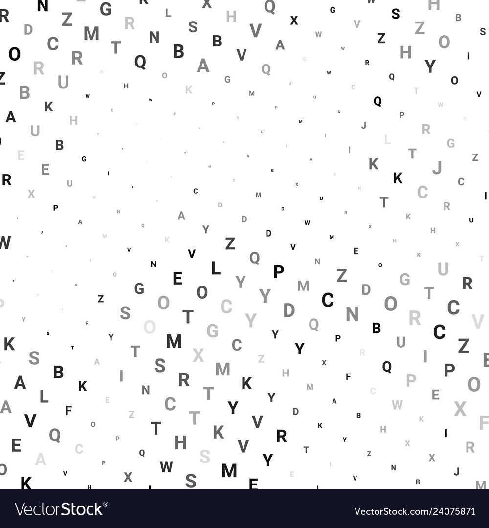 Abstract halftone texture with letters vector image Abstract halftone texture with letters