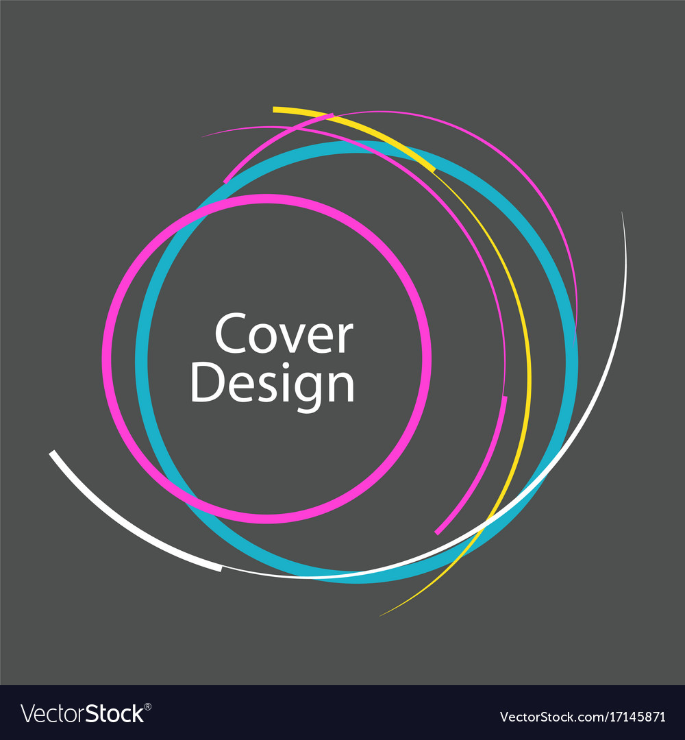 Abstract line circle design