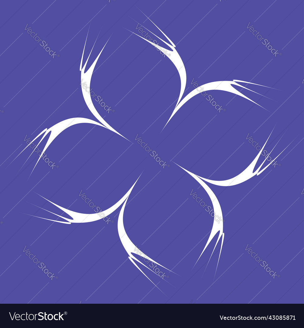 Abstractionist abstract geometric shape element Vector Image Abstractionist abstract geometric shape element