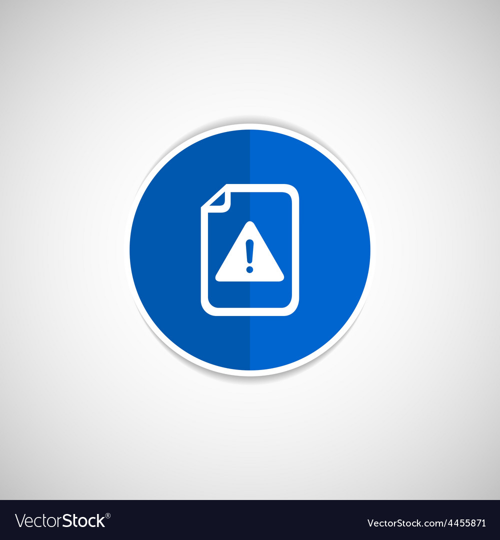 Browser Security Alert Icon