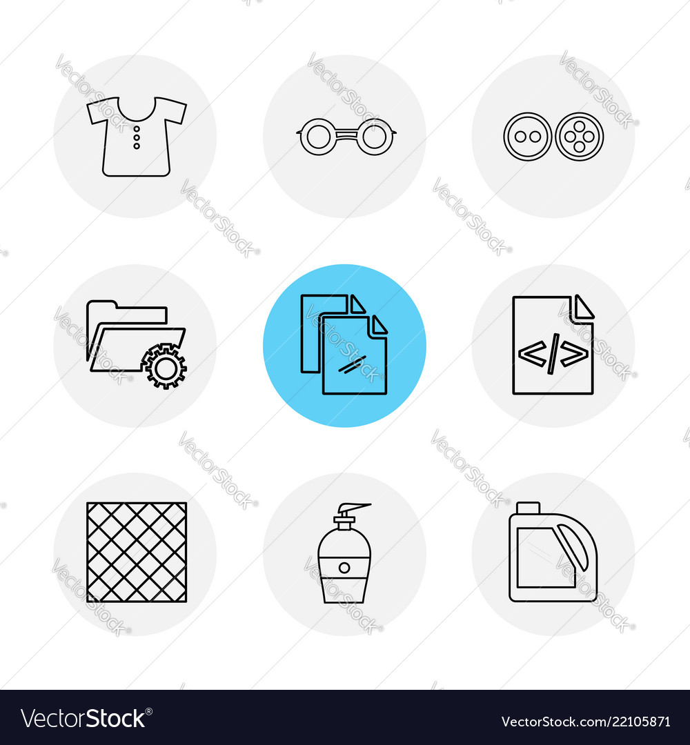 Garmets code folder hardware tools labour