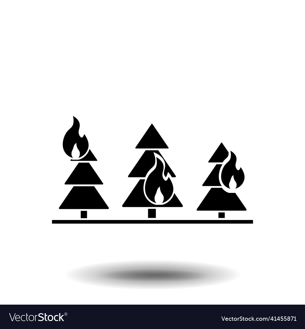 Wildfire icon trendy logo konzept