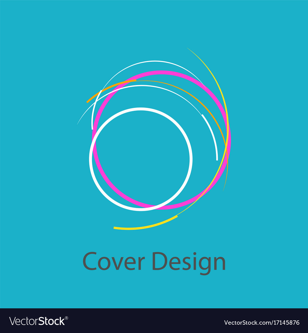 Abstract line circle design