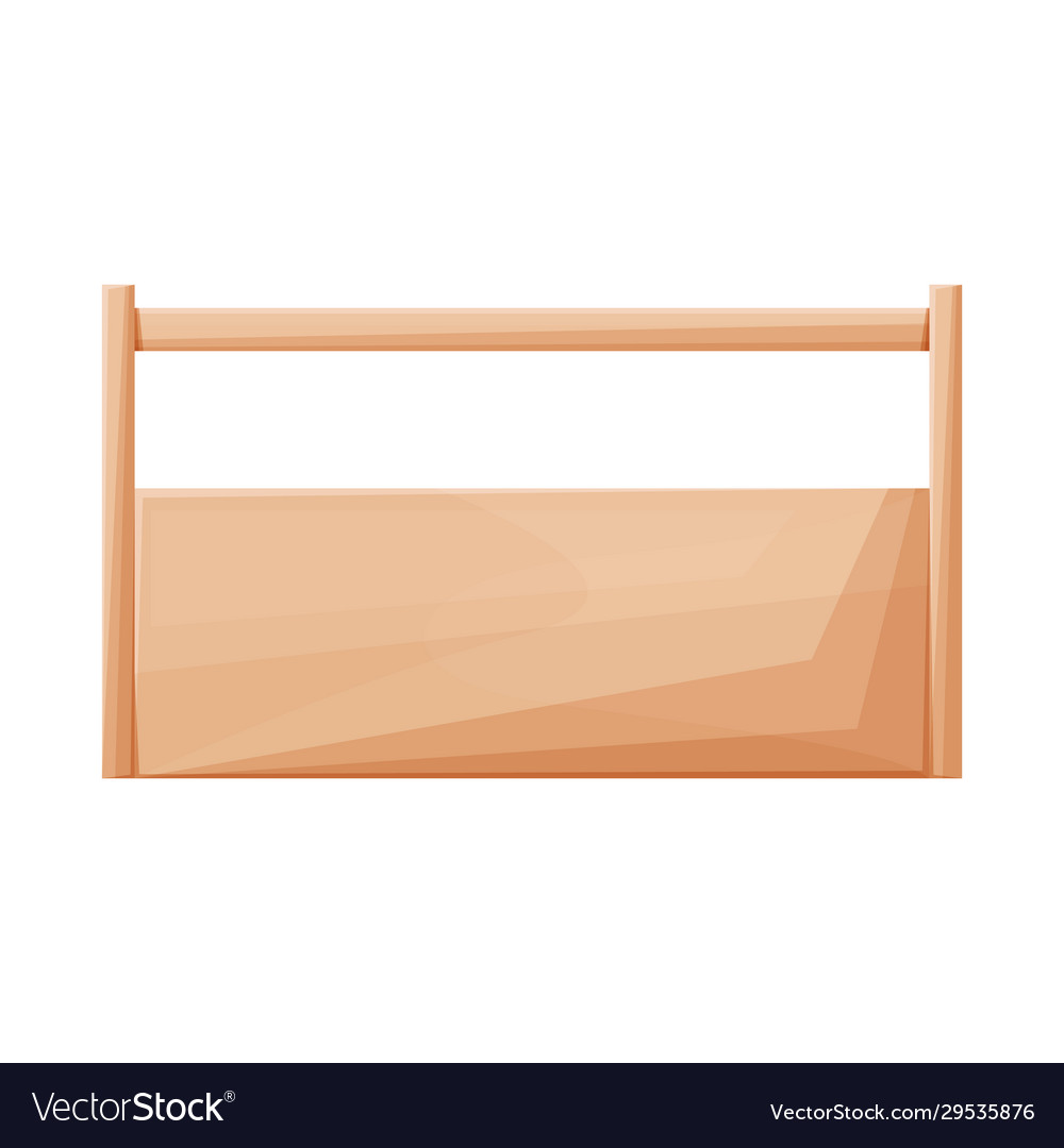 Isolated object box and toolbox icon graphic