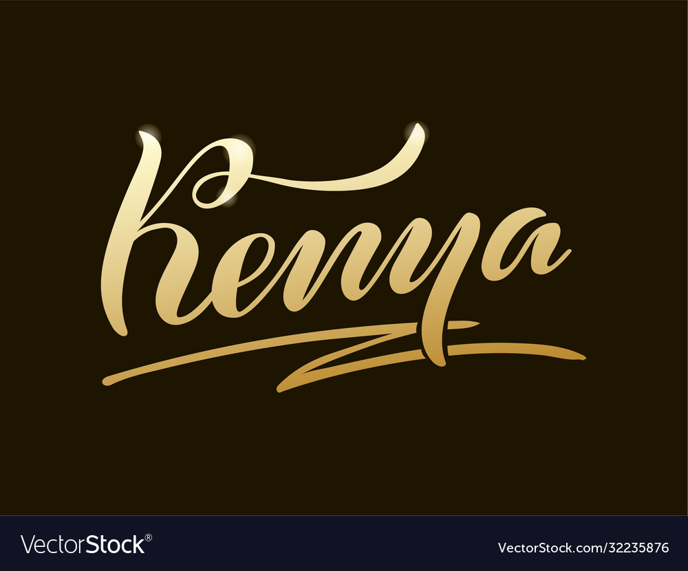 Kenia lettering 1