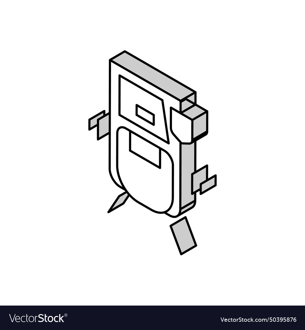 Lock with key isometric icon